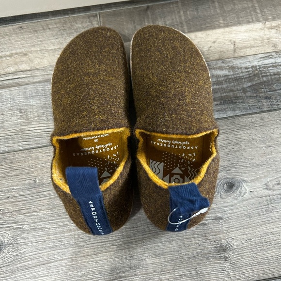 Asportuguesas City Slip On Wool Felt Womens Flat Shoes size 36 made in Portugal - Picture 8 of 10